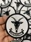 "Capricorn", Astrology iron-on Patch, Embroidered Zodiac Signs, Vintage, 3" inches